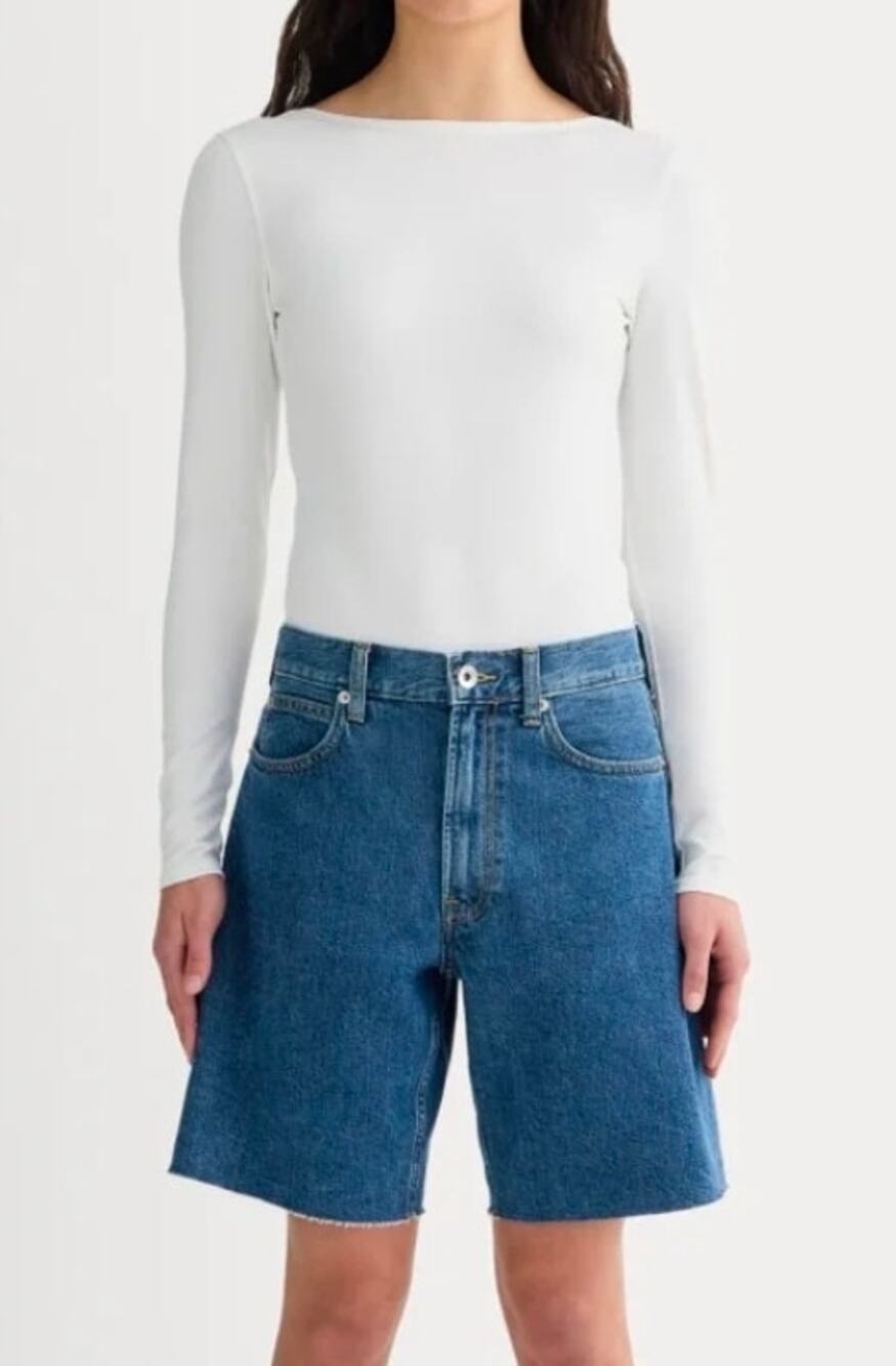 Everlane Ballet Neck Bodysuit Size M NWT
